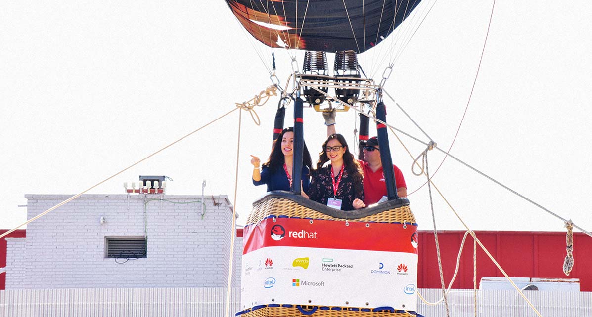 Impresionante globo aerostático personalizado 1