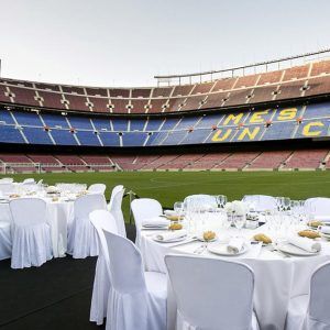 Estadio Camp Nou espacio de gran capacidad para eventos, reuniones y celebraciones en Barcelona