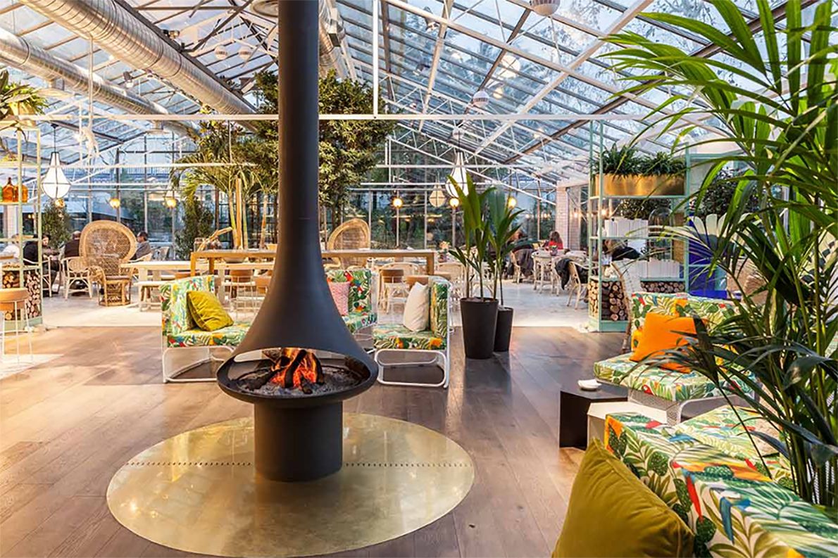 Restaurante el Invernadero de los Peñotes, espacio para eventos, grabaciones, showroom, conciertos en madrid.
