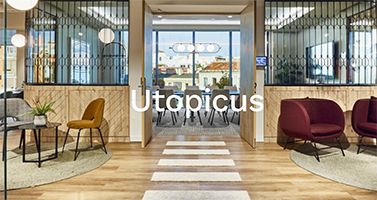 Espacios para eventos, reuniones y oficinas en Utopicus Madrid.