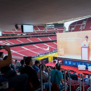 Evento Red Hat en Civitas Metropolitano, Wanda en Madrid