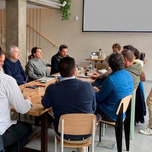 Interior de Cocinea, espacio en pleno centro de Madrid