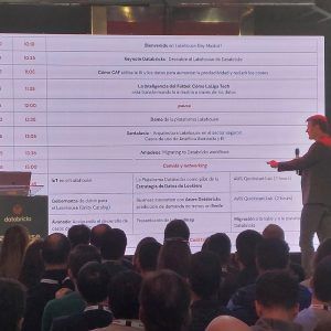 Evento de Databricks en el espacio de Congresos y Sala Truss en Madrid